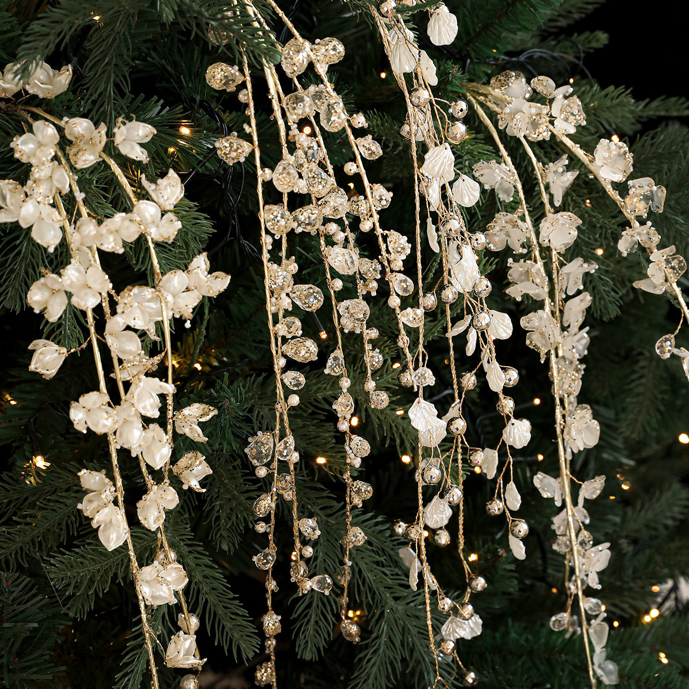 Christmas Acrylic White Crystal Twig Cutting Creative Decoration