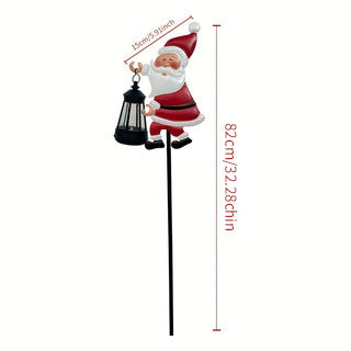 Creative Solar-Powered Santa Yard Decoration Light