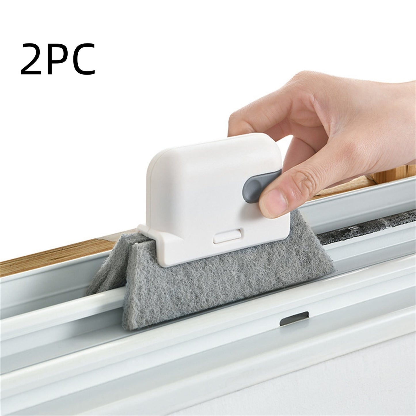 Creative Groove Cleaning Brush Quickly Clean All Corners And Gaps Detachable Door Window Track Cleaning Brushes