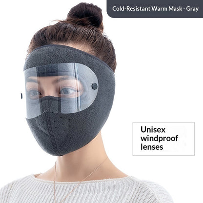 Women's Thickened Dust-Proof Neck-and-Ear-Protecting Winter Cycling Mask