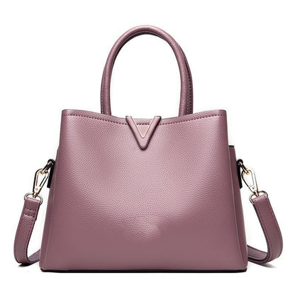 Women's Large Leather Tote Bag | 3 Compartment Work Bag