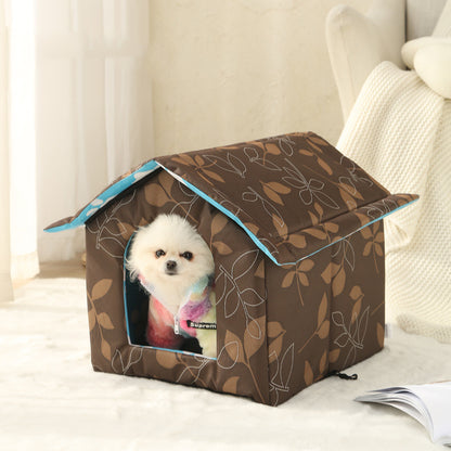 Waterproof Pet Dog And Cat Kennel Warm Foldable And Washable