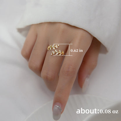 [Vine Style Stylish Ring] Stylish and Trendy Vine Style Ring, Elegant and Charming Ladies Ring, Ladies Ring Ornament