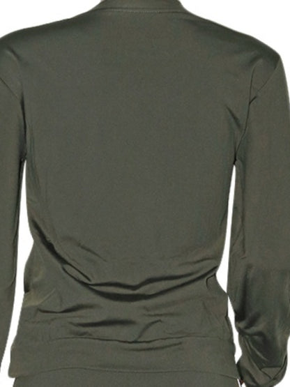 Women's Sports Two-piece Set, Love Letter Print Long Sleeve Top & Pants For Fall & Winter, Women's Clothing