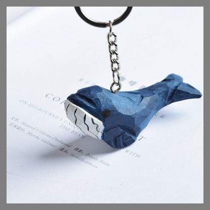 Handmade Wooden Cat Figurine - Artisan Carved Wood Cat Sculpture Home Decor Gift