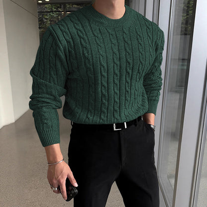 Autumn And Winter New Warm Thick Needle Turtleneck Sweater Men