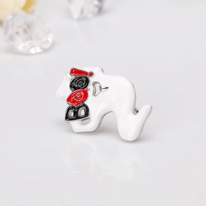 Wild And Funny Personality Exaggerated Ghost Brooch