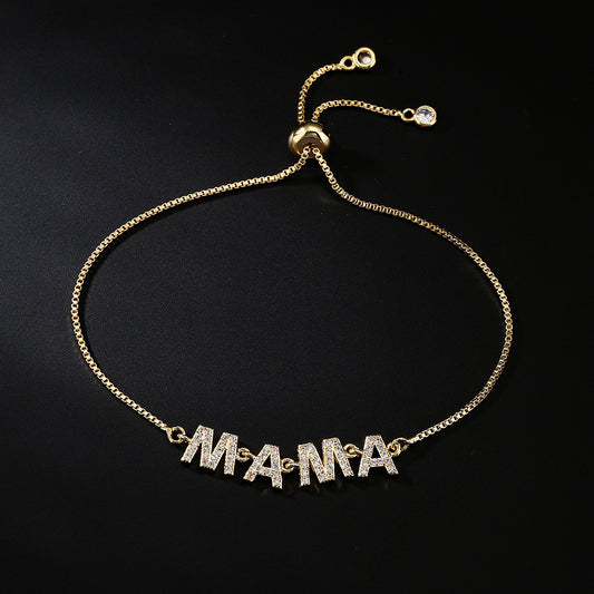 Mother's Day Gift Copper Micro-Set Zircon Bracelet