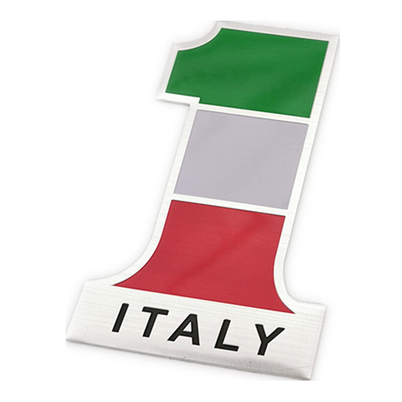 Car Personality Stickers 3 Dstereo Metal Sticker China Russia Germany Flag Car Body Sticker Scratch Stickers