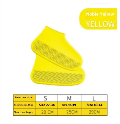 Silicone Shoe Cover Waterproof Rainproof Anti-slip Sleeve
