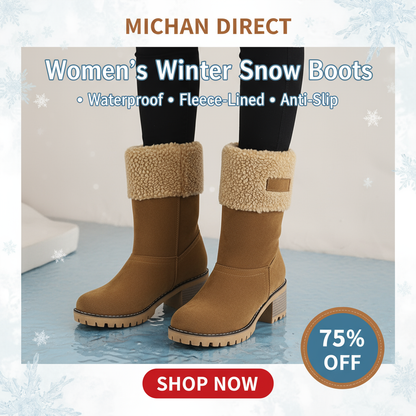 Michan Direct Winter Boots Marketing Banner