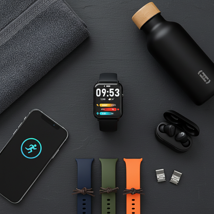 Smart Watch - Flat Lay Lifestyle