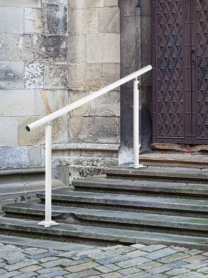 VEVOR Handrail for Outdoor Steps Aluminum Stair Handrail Fit 0-5 Steps w/ Installation Kit Building & Hardware Home Improvement